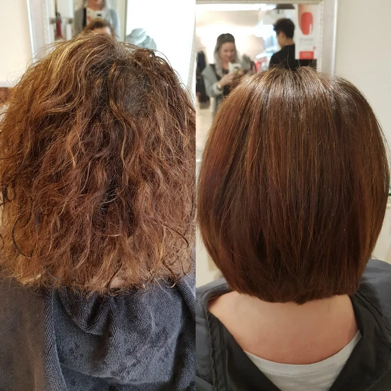 Keratin Haarglättung — Hair Fashion