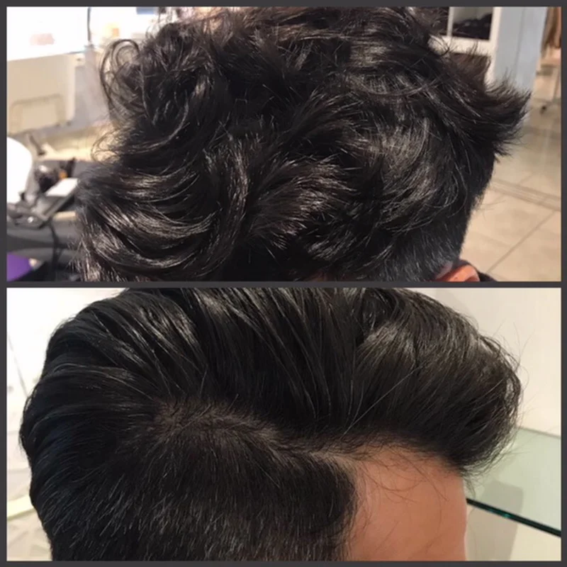 Kerasilk Keratin Glättung — Vorher/Nachher